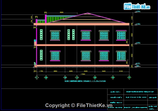 kiến trúc nhà ở,hạng mục kiến trúc,kết cấu kiến trúc nhà 2 tầng,kết cấu kiến trúc nhà 3 tầng,bản vẽ cad nhà 3 tầng